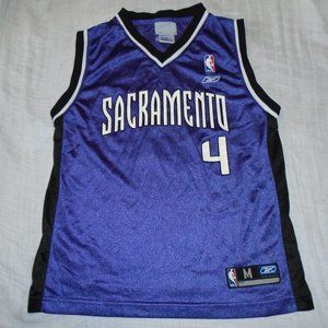 Chris Webber Sacramento Kings Basketball Reebok NBA Jersey Size Medium 10/12